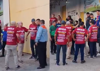 Vídeo: P0rrada expl0de em ponto de protesto de motoristas do Transporte Especial de Manaus