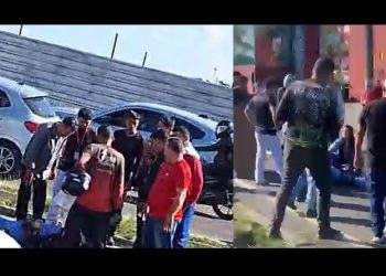 Vídeo fortíssimo: motoqueiro cai e m0rre atr0pelado por outra moto na Torquato Tapajós