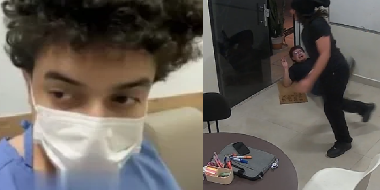 Professor e$faquead0 por aluno de 15 anos deixa o hospital em Manaus
