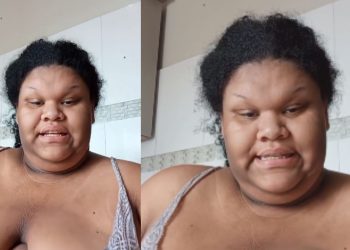 Manauara grava vídeo reclamando do calor e afirma: 'Meu peit0 até derreteu'