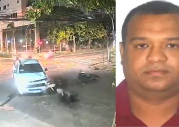 Após morte de motociclista, servidor da SSP-AM paga R$ 10 mil de fiança e deixa prisão
