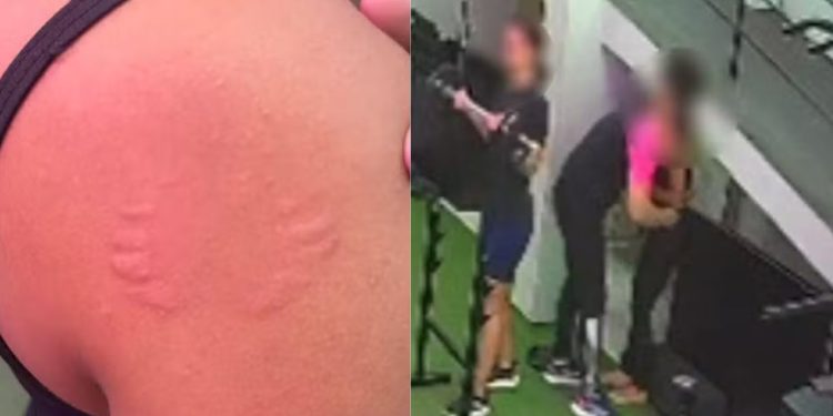 Vídeo: Instrutor é denunciado após agarrar professora pela cintura, levantá-la e morder seu ombro