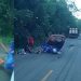 Vídeo: veículo cap0ta na BR-174 e deixa cinco ferid0s caídos no asfalto à beira da estrada