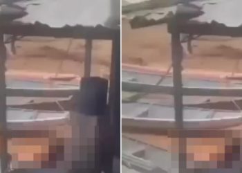Vídeo: homem brecha casal tentando fazer “filho” dentro do rio no interior do Amazonas