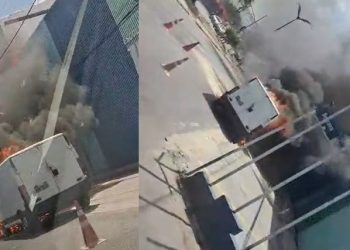 Vídeo: carro pega fogo na Noel Nutels e mobiliza Bombeiros às pressas em Manaus