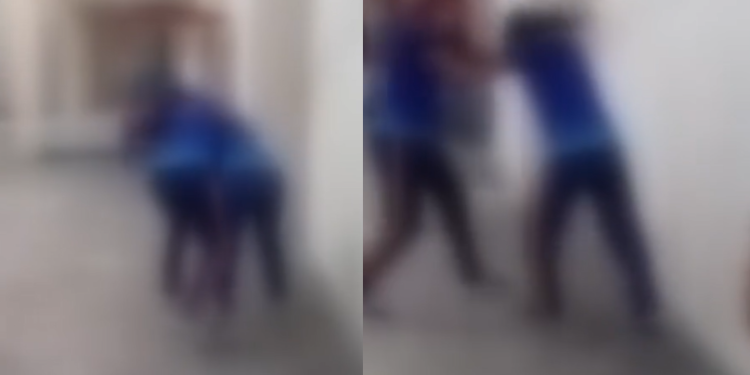 Vídeo: Alunas são flagradas se e$tapeand0 e sendo incentivadas em br1ga de escola em Parintins