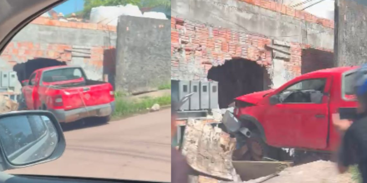 Carro na contramão at1nge três pessoas durante bandeiraço em Presidente Figueiredo