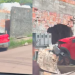 Carro na contramão at1nge três pessoas durante bandeiraço em Presidente Figueiredo
