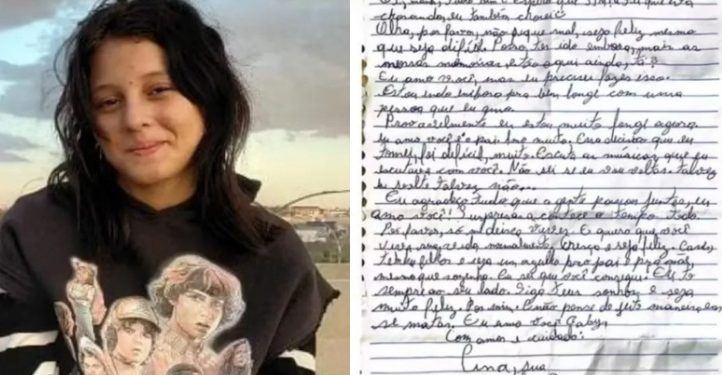 Jovem que deixou carta de despedida confessou à amiga que se apaixonou por homem que conheceu no Discord