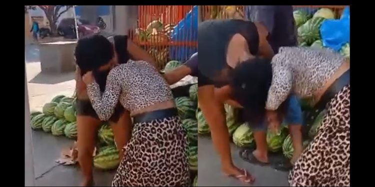 Vídeo: mulheres vão para a p0rrada em busca da maior salsicha da feira de Coari