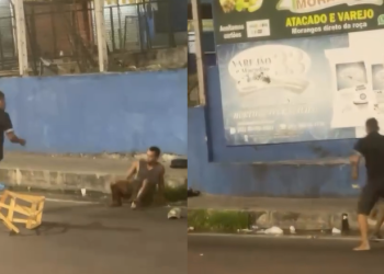 ‘UFC de rua’: dupla troca s0cos e chut3s diante de plateia na Zona Leste de Manaus; veja