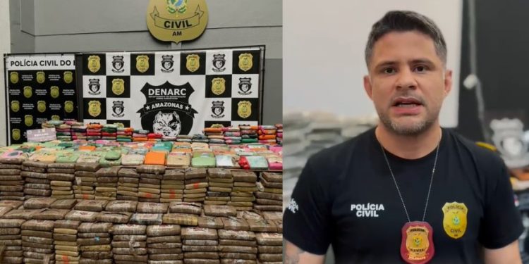 Denarc bate recorde histórico com apreensã0 de 13 toneladas de dr0gas no Amazonas