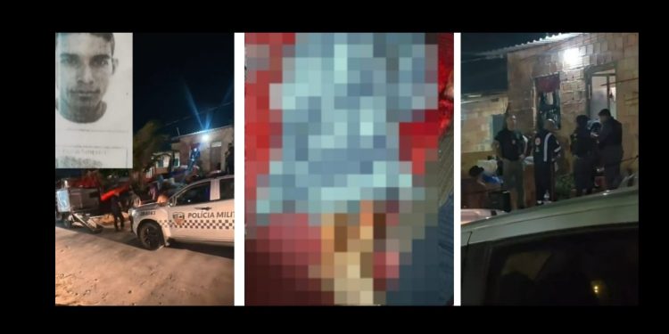 Foto mostra marido m0rto com fac@ no pescoço ao lado da esposa m0rta em Manaus