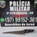 Médicos chamam PM após paciente dar entrada com furo na perna provocado pelo marido no AM