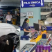 Vídeos: Carro desg0vernad0 qu3bra tudo ao invadir drogaria dentro de supermercado em Manaus