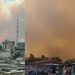 Vídeo: incêndio de grandes proporções em Iranduba cobre o céu do Cacau Pirêra de fumaça
