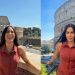 Isabelle Nogueira aposta em vestido decotado durante viagem turística à Itália: ‘meu sonho’