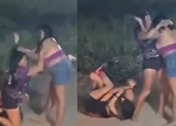Vídeo: blindadas vão para a p0rrada e testemunha vibra com o celular na mão: ‘ajuda ela’