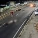 Vídeo: Carro passa com tudo por casal e vít1mas r0lam no chão em Manaus; condutor fug1u
