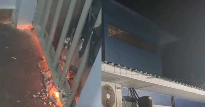 Pr3s0s se rebelam e ateiam f0g0 em cela em princípio de rebeliã0 em Novo Airão