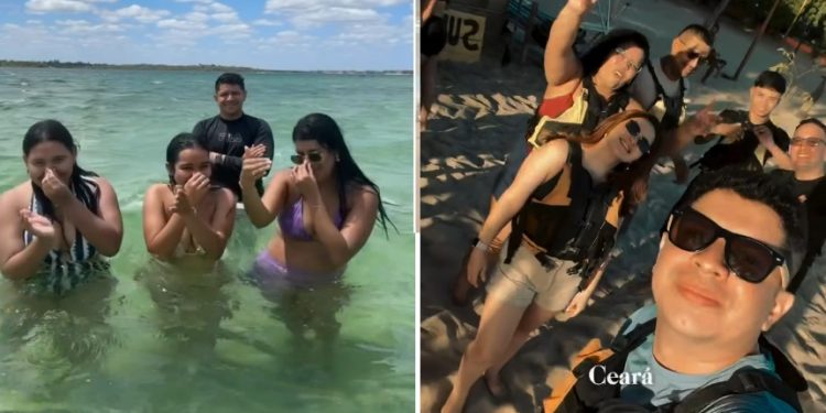 Vídeo: empresário de Manaus paga férias de todos os funcionários em Fortaleza: ‘gratidão’