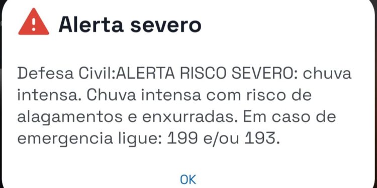Defesa Civil alerta Manaus para temporal e risco de alagamentos