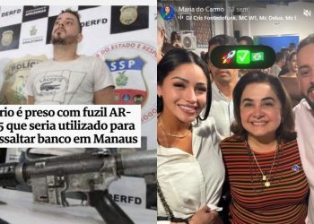 Ass4lto a banco e toneladas de dr0gas: homem que se apresenta como cabo eleitoral de Maria do Carmo tem histórico policial