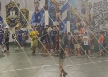 Clima esquenta na semifinal e confusão generalizada toma conta de quadra no Mutirão