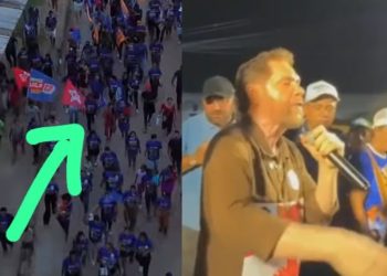 Após trajetória ligada à direita, Plínio Valério abraça a esquerda em evento político no Amazonas