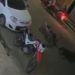Vídeo: grávida é atingida por porta de carro e cai no meio da rua em Parintins