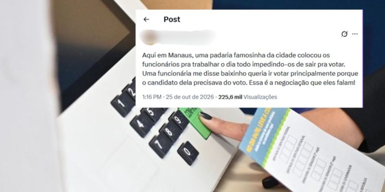 Denúncia aponta que funcionários de padaria foram impedidos de votar em Manaus