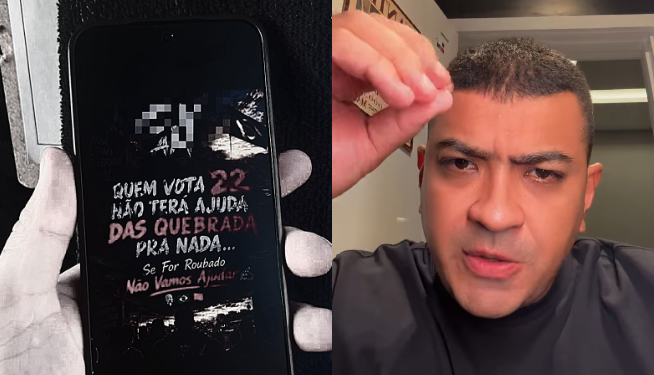 Vídeo: Capitão diz que C0mand0 Vermelho está cobrando dos moradores voto em Lula no AM
