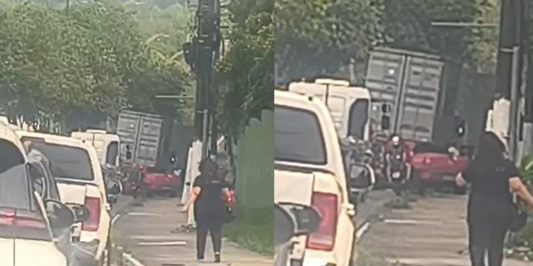 Vídeo: acidente entre três carros congestiona Rodrigo Otávio e se espalha até a Bola do Coroado