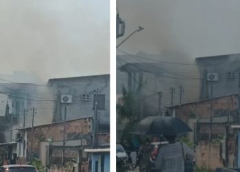 Vídeo: incêndio residencial assusta moradores do Nossa Senhora de Fátima
