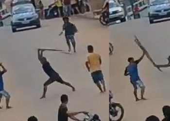 Vídeo: antes do voto, eleitores do interior do Amazonas decidem “fazer a cabeça” dos opositores 