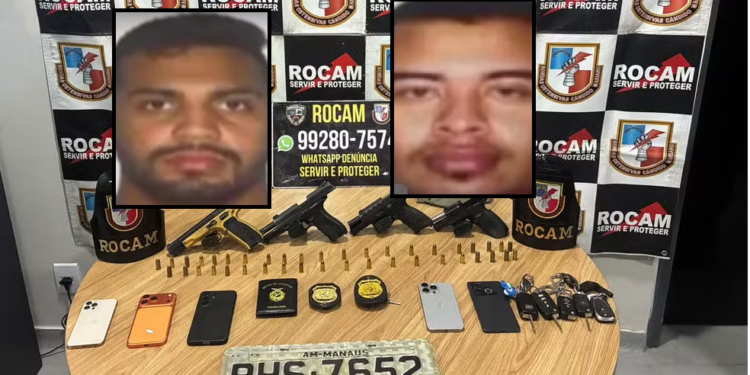 Ex-agente de segurança e mais quatro são pr3s0s com arsenal e identificações falsas da PC-AM em Iranduba