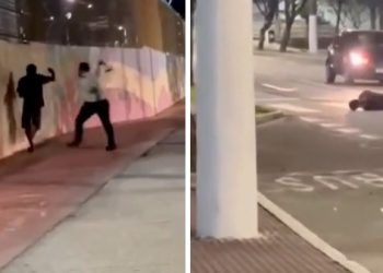 Veja vídeo de homem que furt0u pacote de bolacha e acabou atropelado: ‘meu Deus, mat0u’