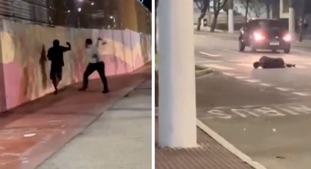 Veja vídeo de homem que furt0u pacote de bolacha e acabou atropelado: ‘meu Deus, mat0u’