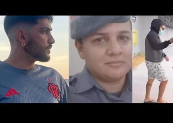 Vídeo: cabo Gizele se entrega para responder por m0rte de jovem em Manaus: ‘acabou com a família’