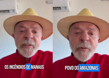 Lula anuncia envio de quase 300 profissionais e aeronaves para combater queimadas no Amazonas