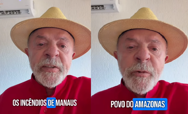Lula anuncia envio de quase 300 profissionais e aeronaves para combater queimadas no Amazonas