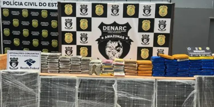 Dr0ga avaliada em R$ 3 milhões é apreendida em Manaus a caminho de São Paulo