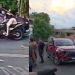 Motociclista tem p3rna d3c3pad@ após batida com picape na Zona Sul de Manaus