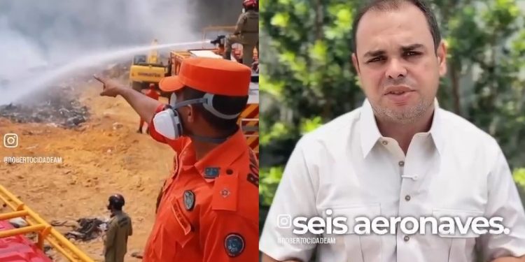 Governador do Amazonas apresenta documentação que mostra pedidos de apoio federal para a seca e queimadas