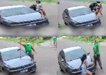 Vídeo mostra momento do sequestr0 cometido pelo pai contra filho de 1 ano em Manaus