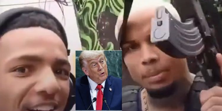 Bandid0s gravam vídeo com armament0 ameaçand0 Trump no Brasil