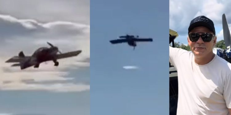 Novo vídeo mostra avião de cabeça para baixo, caindo e matand0 empresário amazonense Victor Simões