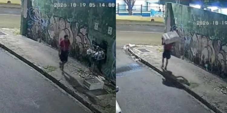Homem pula muro de SPA e furta equipamento em Manaus