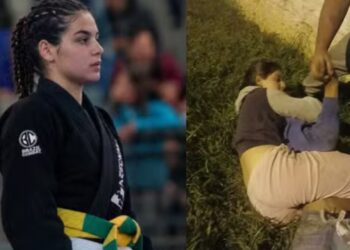 Homem invade casa, agride mulher e acaba dominado por menina de 14 anos que pratica jiu-jítsu