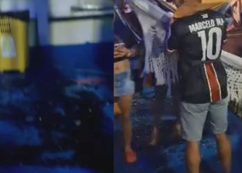 Vidros estouram durante forte chuva e estilhaços atingem passageiros de barco no Amazonas